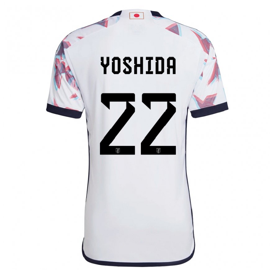 Kandiny Női Japán Maya Yoshida #22 Fehér Idegenbeli Jersey 22-24 Mez Póló Ing