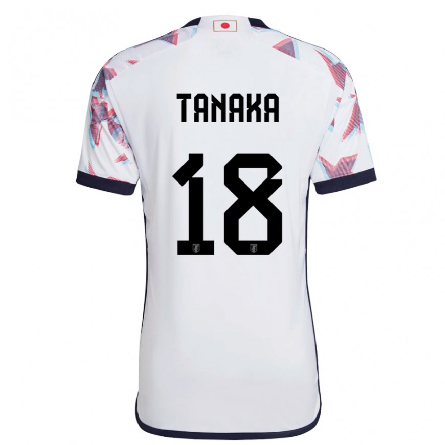 Kandiny Gyermek Japán Momoko Tanaka #18 Fehér Idegenbeli Jersey 22-24 Mez Póló Ing