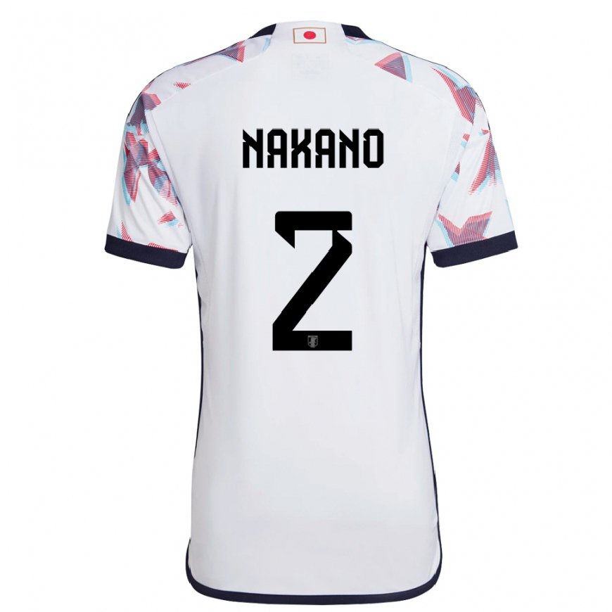 Kandiny Gyermek Japán Shinya Nakano #2 Fehér Idegenbeli Jersey 22-24 Mez Póló Ing