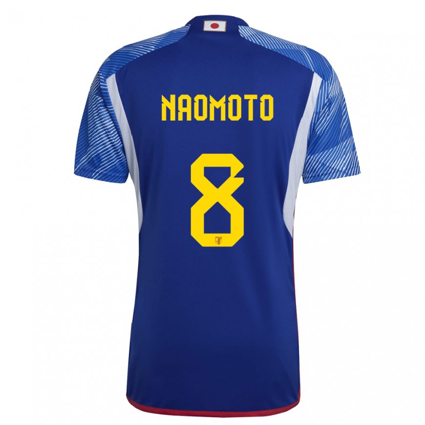 Kandiny Női Japán Hikaru Naomoto #8 Királykék Hazai Jersey 22-24 Mez Póló Ing