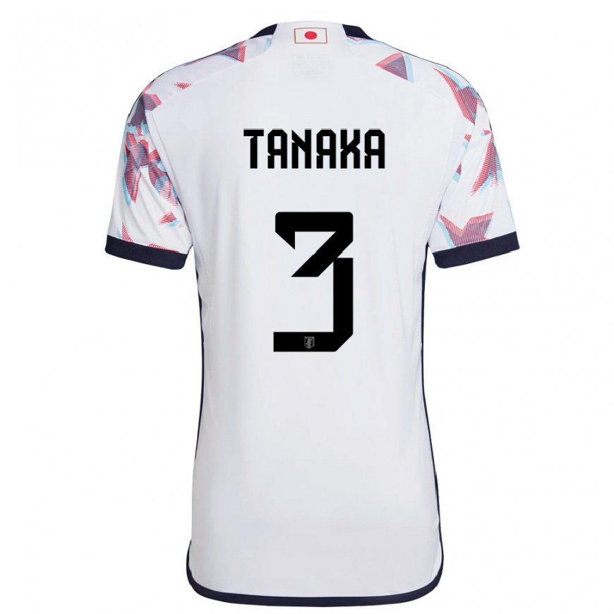 Kandiny Női Japán Hayato Tanaka #3 Fehér Idegenbeli Jersey 22-24 Mez Póló Ing