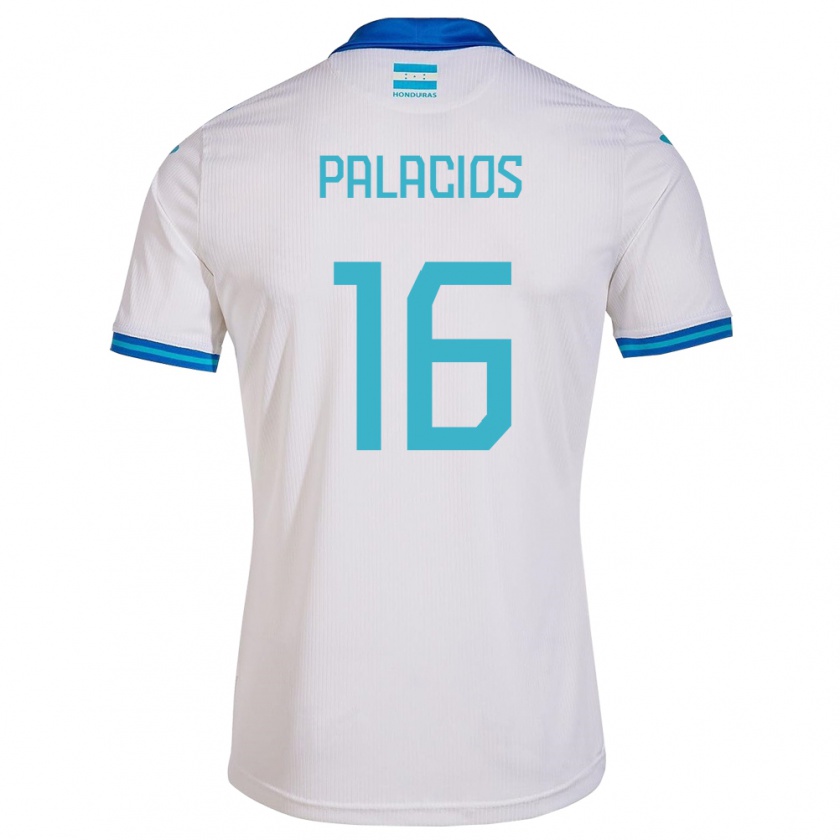 Kandiny Gyermek Honduras Danilo Palacios #16 Fehér Hazai Jersey 24-26 Mez Póló Ing