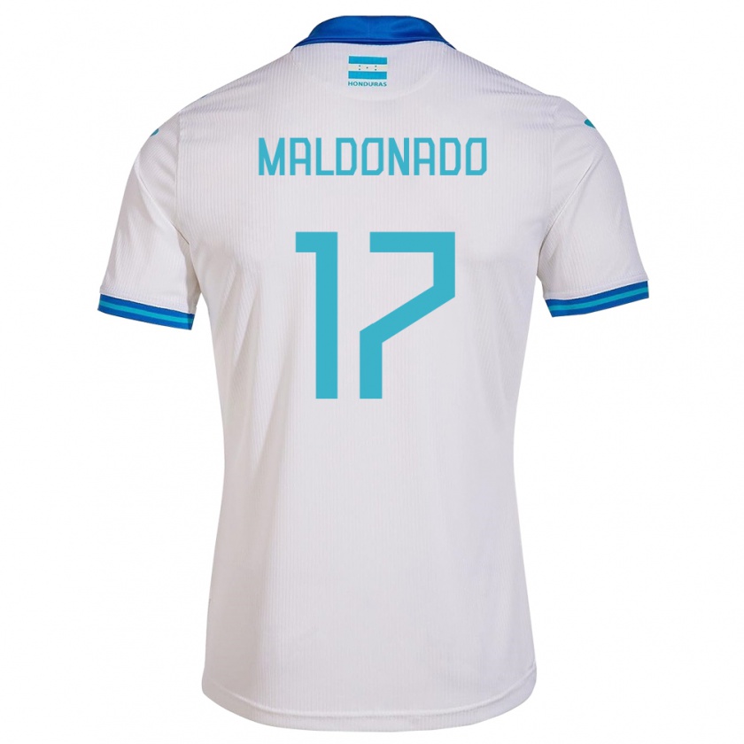 Kandiny Gyermek Honduras Axel Maldonado #17 Fehér Hazai Jersey 24-26 Mez Póló Ing