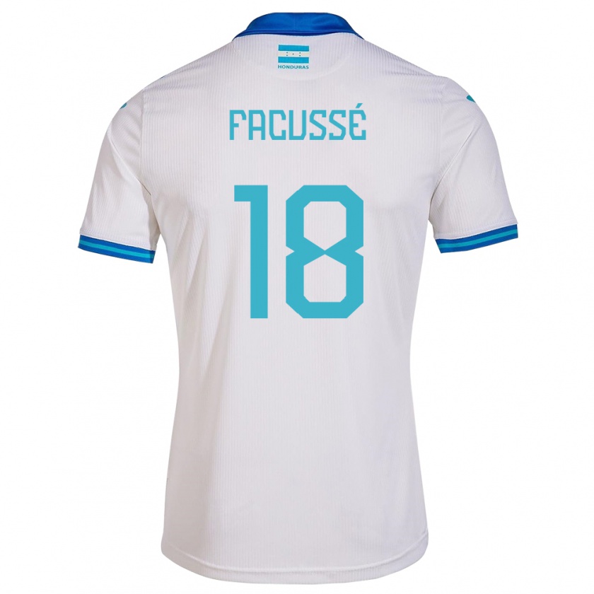 Kandiny Gyermek Honduras Enrique Facussé #18 Fehér Hazai Jersey 24-26 Mez Póló Ing