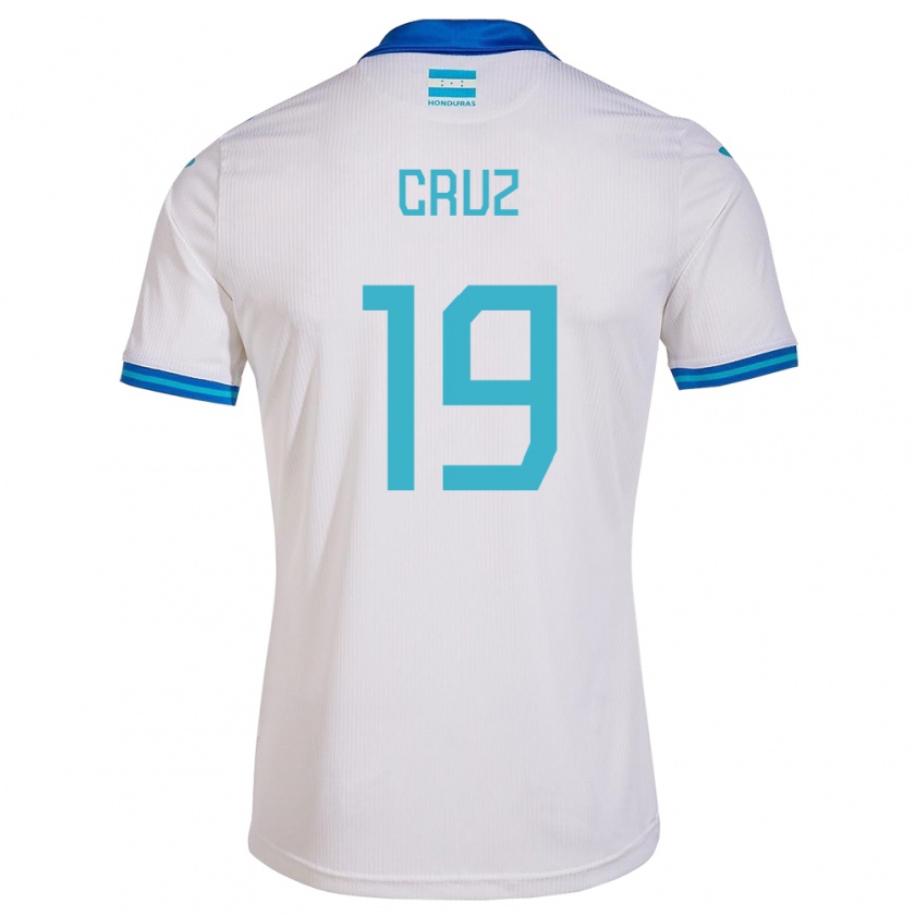 Kandiny Gyermek Honduras Russel Cruz #19 Fehér Hazai Jersey 24-26 Mez Póló Ing