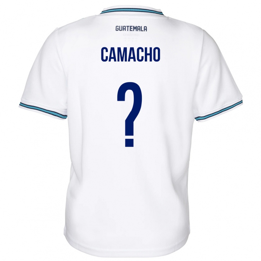 Kandiny Gyermek Guatemala Samuel Camacho #0 Fehér Hazai Jersey 24-26 Mez Póló Ing