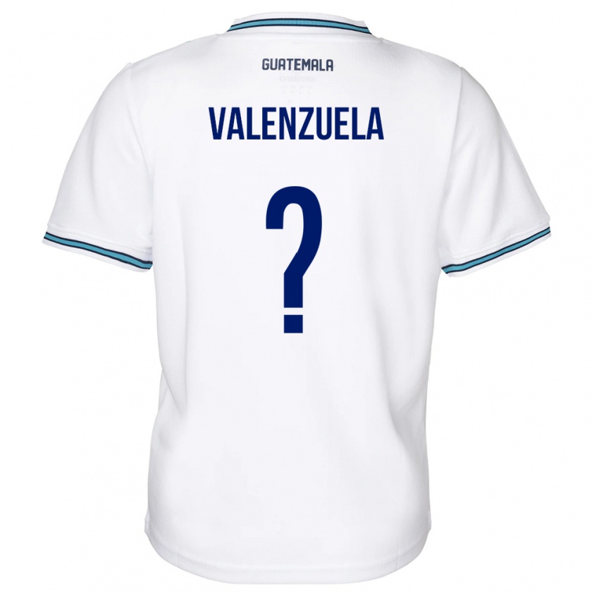 Kandiny Férfi Guatemala Briana Valenzuela #0 Fehér Hazai Jersey 24-26 Mez Póló Ing