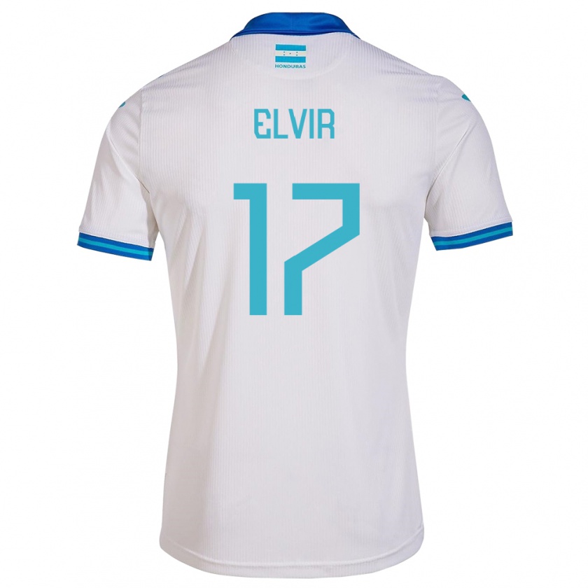 Kandiny Női Honduras Samuel Elvir #17 Fehér Hazai Jersey 24-26 Mez Póló Ing