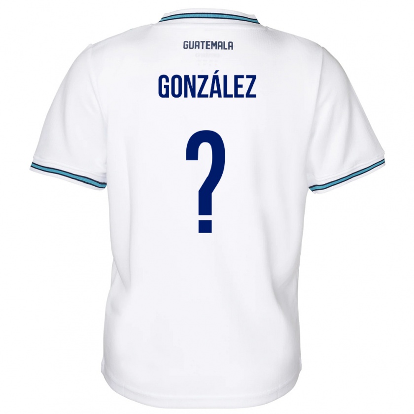 Kandiny Női Guatemala Erick González #0 Fehér Hazai Jersey 24-26 Mez Póló Ing