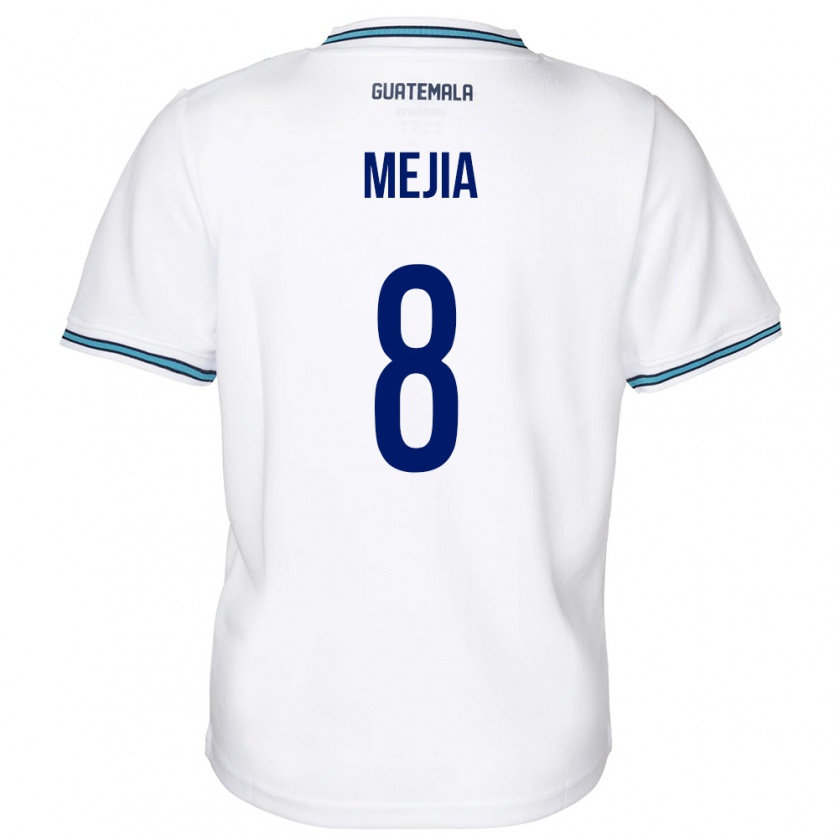 Kandiny Női Guatemala Robert Mejia #8 Fehér Hazai Jersey 24-26 Mez Póló Ing