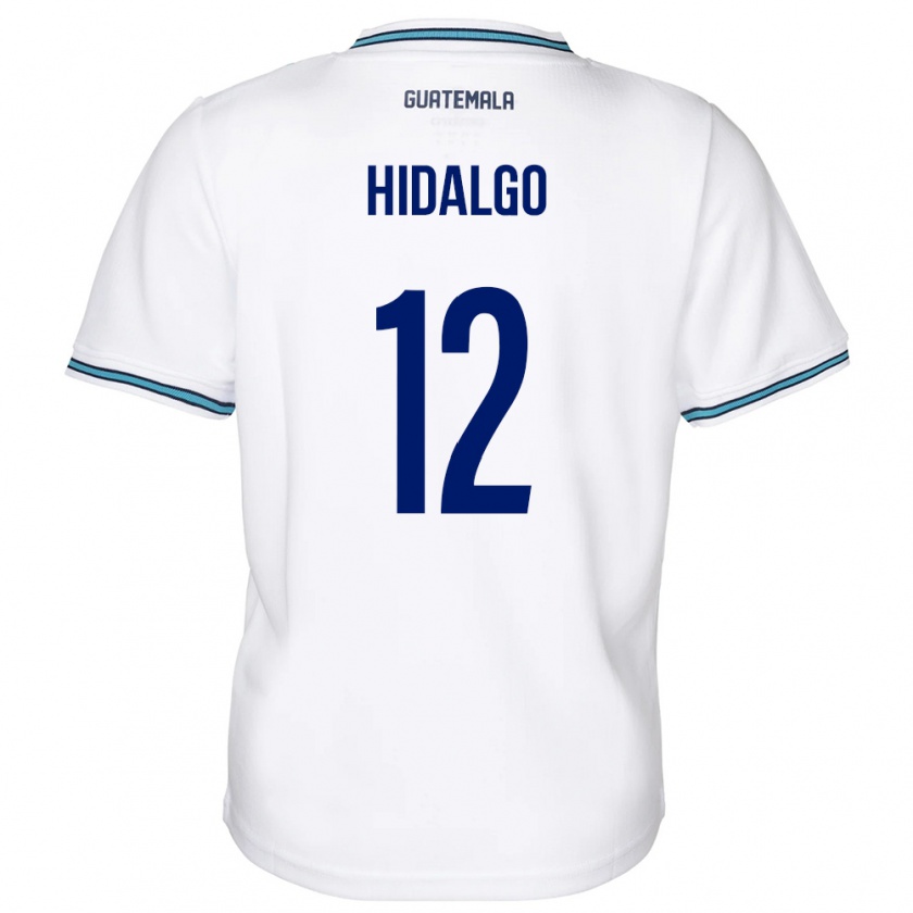 Kandiny Női Guatemala Angie Hidalgo #12 Fehér Hazai Jersey 24-26 Mez Póló Ing