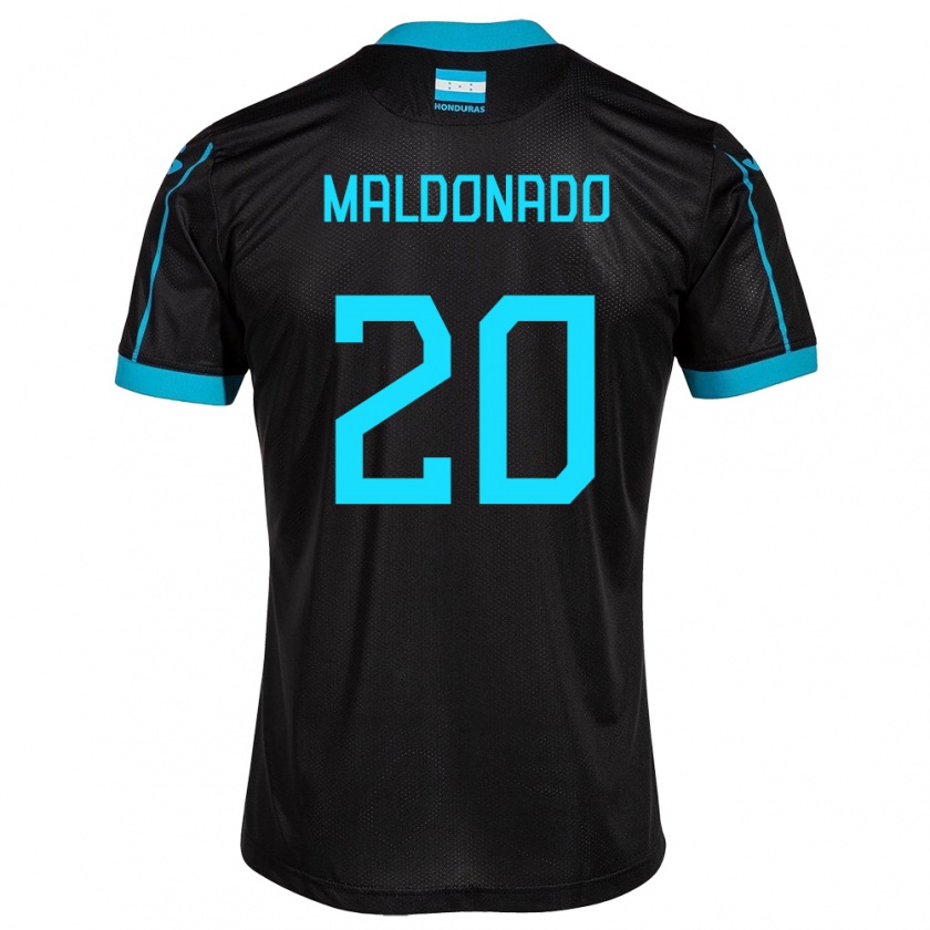 Kandiny Női Honduras Alessandro Maldonado #20 Fekete Idegenbeli Jersey 24-26 Mez Póló Ing