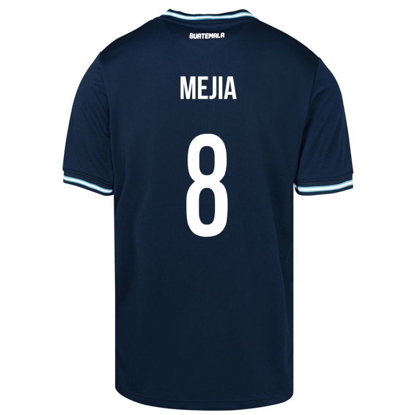 Kandiny Női Guatemala Robert Mejia #8 Kék Idegenbeli Jersey 24-26 Mez Póló Ing