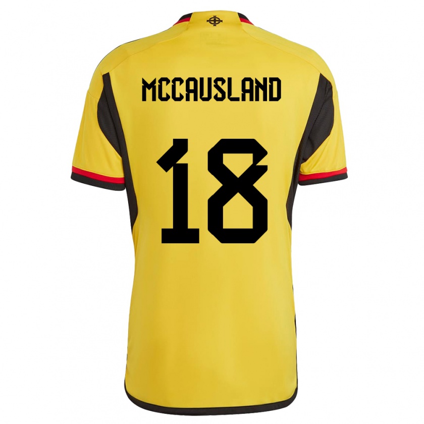 Kandiny Női Észak-Írország Ross Mccausland #18 Fehér Idegenbeli Jersey 24-26 Mez Póló Ing