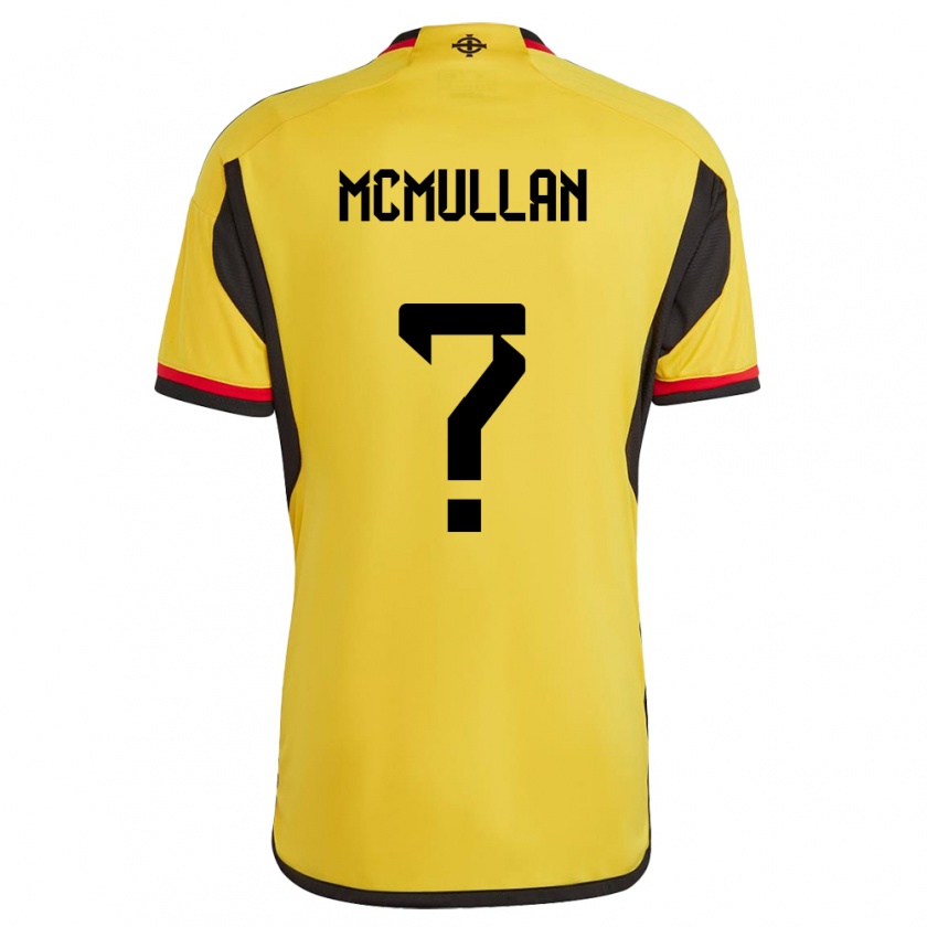 Kandiny Női Észak-Írország Stephen Mcmullan #0 Fehér Idegenbeli Jersey 24-26 Mez Póló Ing