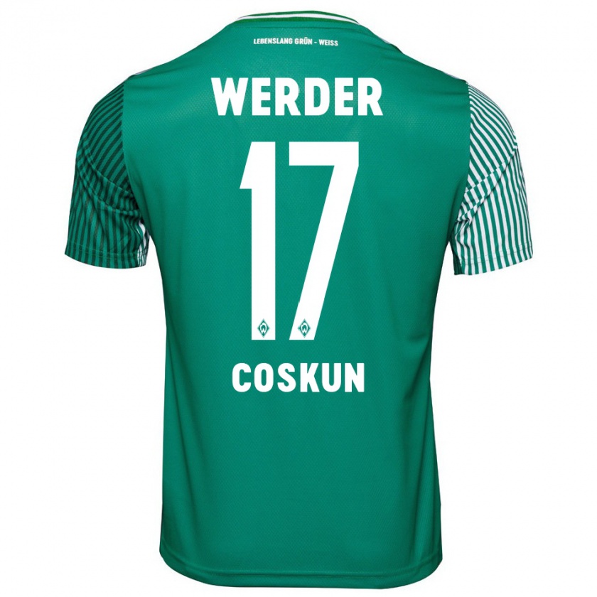 Kandiny Gyermek Boran-Firat Coskun #17 Zöld Hazai Jersey 2023/24 Mez Póló Ing