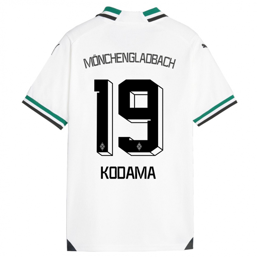 Kandiny Gyermek Keiko Kodama #19 Fehér Zöld Hazai Jersey 2023/24 Mez Póló Ing