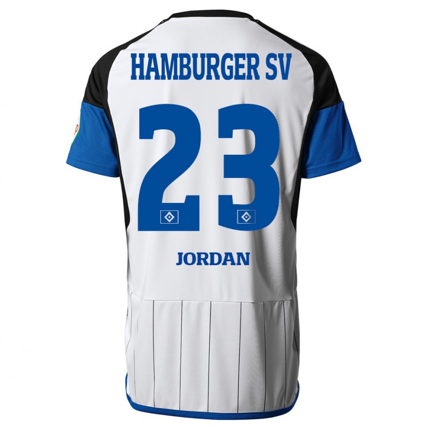 Kandiny Gyermek Dominik Jordan #23 Fehér Hazai Jersey 2023/24 Mez Póló Ing