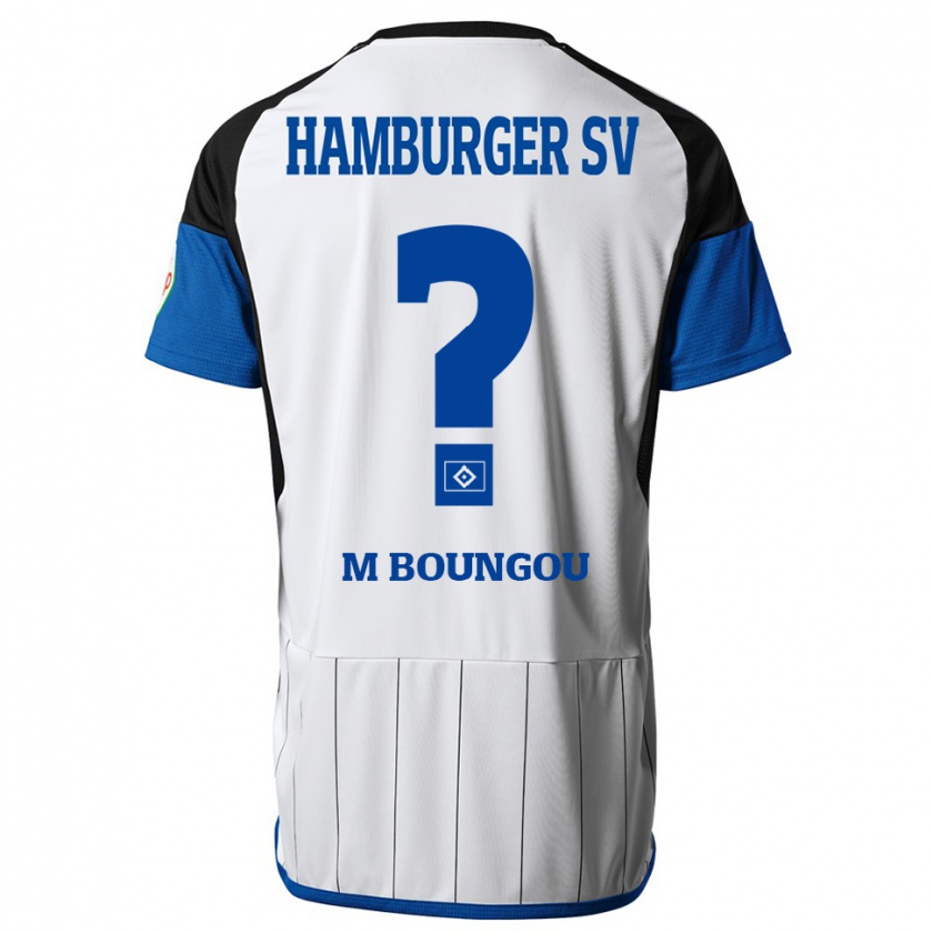 Kandiny Gyermek Edmond Loubongo-M'boungou #0 Fehér Hazai Jersey 2023/24 Mez Póló Ing