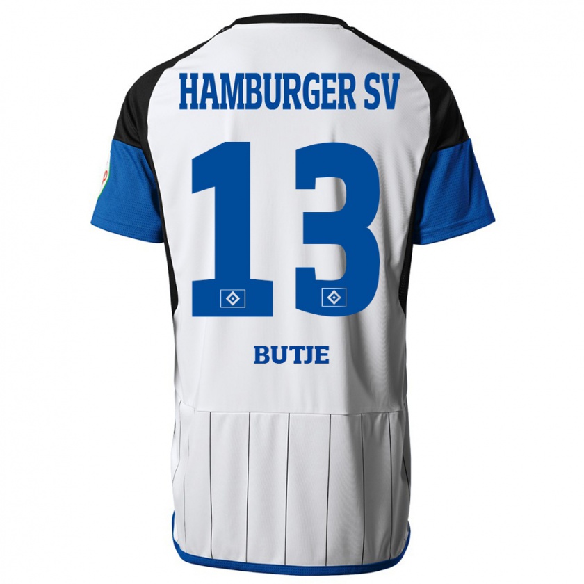 Kandiny Gyermek Sophie Bütje #13 Fehér Hazai Jersey 2023/24 Mez Póló Ing