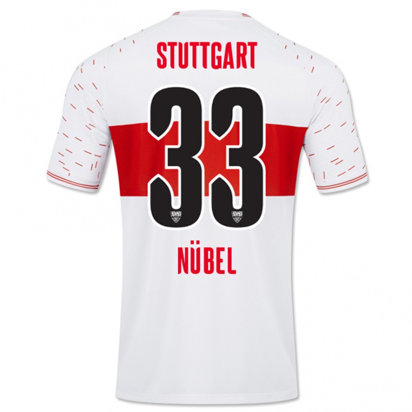 Kandiny Gyermek Alexander Nübel #33 Fehér Hazai Jersey 2023/24 Mez Póló Ing