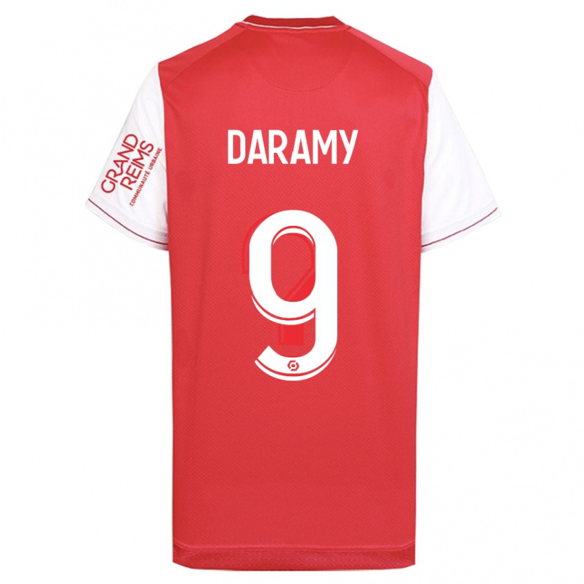 Kandiny Gyermek Mohamed Daramy #9 Piros Hazai Jersey 2023/24 Mez Póló Ing