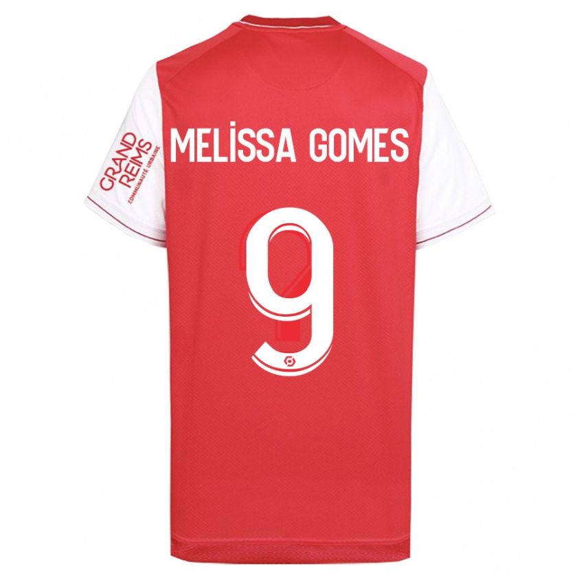 Kandiny Gyermek Melissa Ferreira Gomes #9 Piros Hazai Jersey 2023/24 Mez Póló Ing