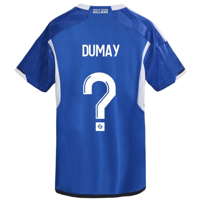 Kandiny Gyermek Yoann Dumay #0 Kék Hazai Jersey 2023/24 Mez Póló Ing