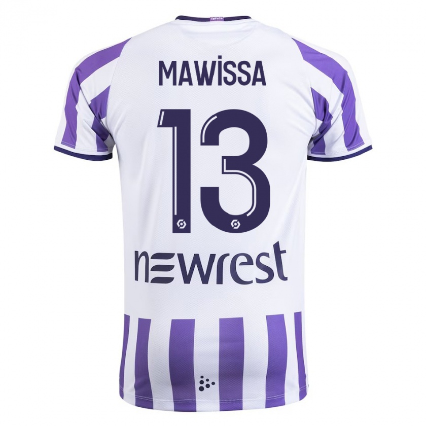 Kandiny Gyermek Christian Mawissa Elebi #13 Fehér Hazai Jersey 2023/24 Mez Póló Ing