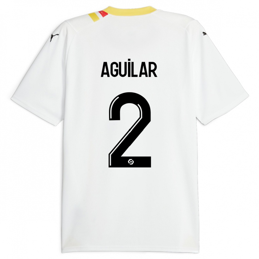 Kandiny Gyermek Ruben Aguilar #2 Fekete Idegenbeli Jersey 2023/24 Mez Póló Ing