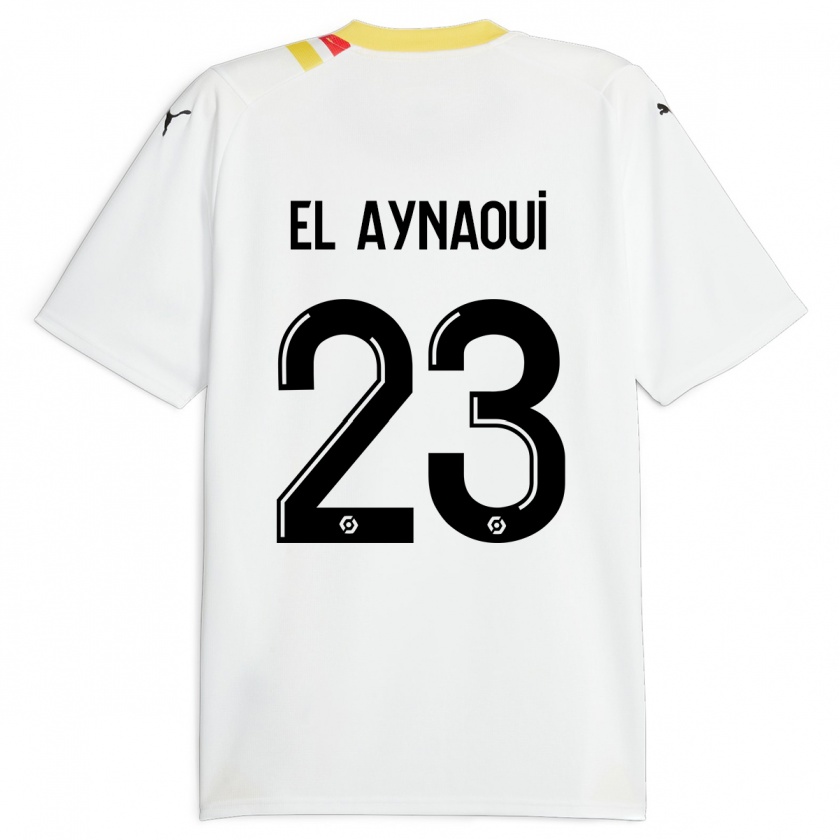 Kandiny Gyermek Neil El Aynaoui #23 Fekete Idegenbeli Jersey 2023/24 Mez Póló Ing