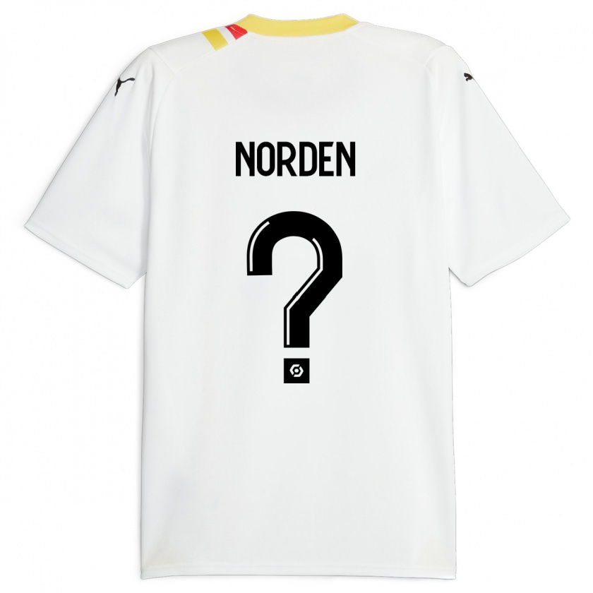 Kandiny Gyermek Doreen Norden #0 Fekete Idegenbeli Jersey 2023/24 Mez Póló Ing