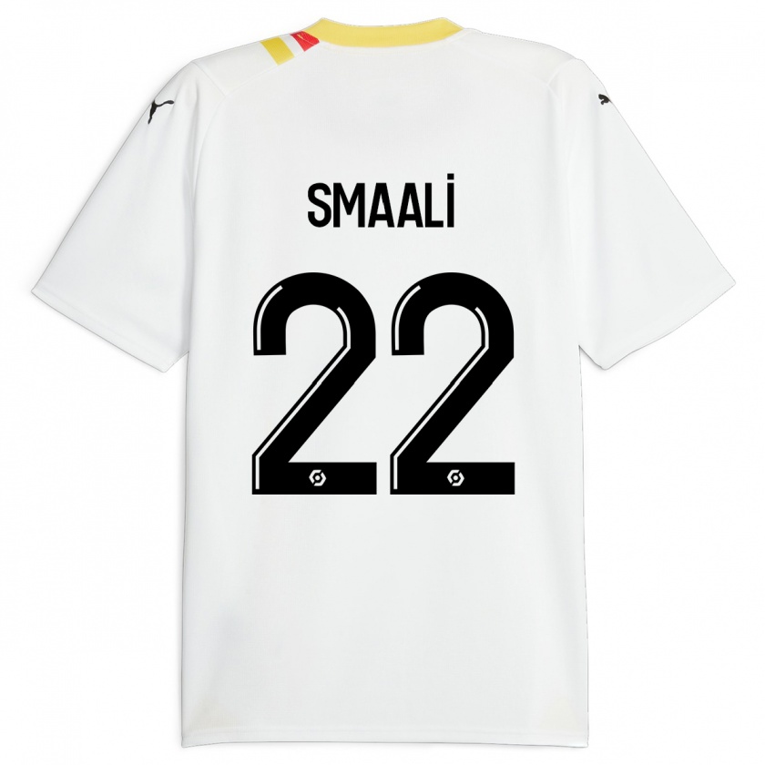 Kandiny Gyermek Emma Smaali #22 Fekete Idegenbeli Jersey 2023/24 Mez Póló Ing