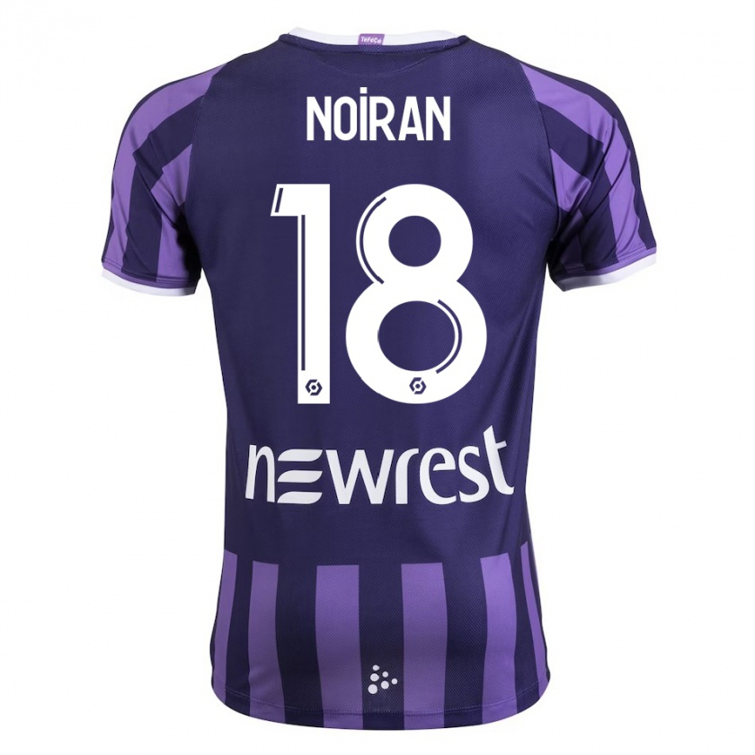 Kandiny Gyermek Clara Noiran #18 Lila Idegenbeli Jersey 2023/24 Mez Póló Ing