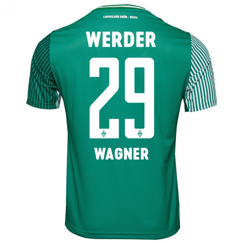 Kandiny Férfi Paul Wagner #29 Zöld Hazai Jersey 2023/24 Mez Póló Ing