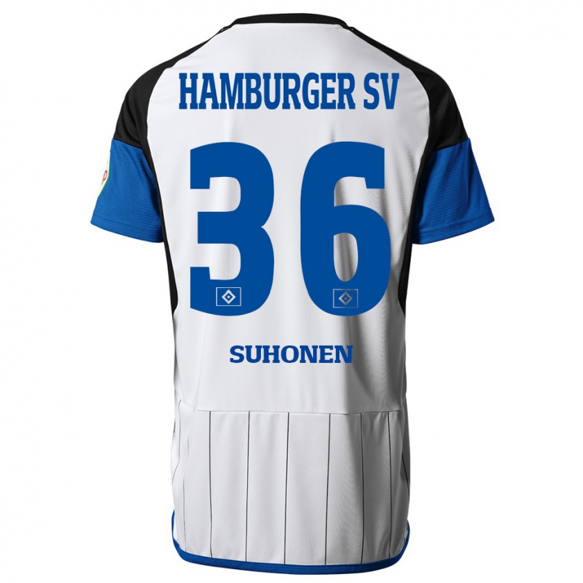 Kandiny Férfi Anssi Suhonen #36 Fehér Hazai Jersey 2023/24 Mez Póló Ing