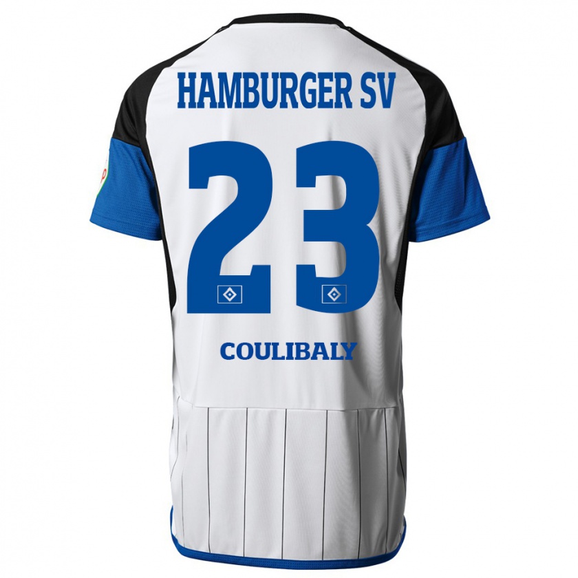 Kandiny Férfi Karim Coulibaly #23 Fehér Hazai Jersey 2023/24 Mez Póló Ing