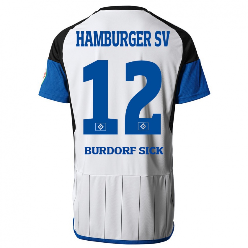 Kandiny Férfi Emma Burdorf-Sick #12 Fehér Hazai Jersey 2023/24 Mez Póló Ing