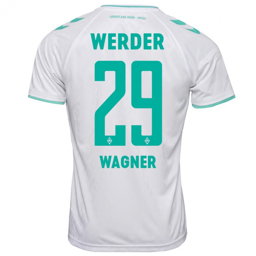 Kandiny Férfi Paul Wagner #29 Fehér Idegenbeli Jersey 2023/24 Mez Póló Ing