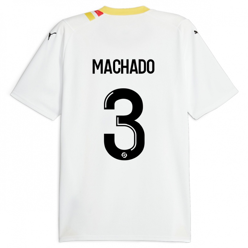 Kandiny Férfi Deiver Machado #3 Fekete Idegenbeli Jersey 2023/24 Mez Póló Ing