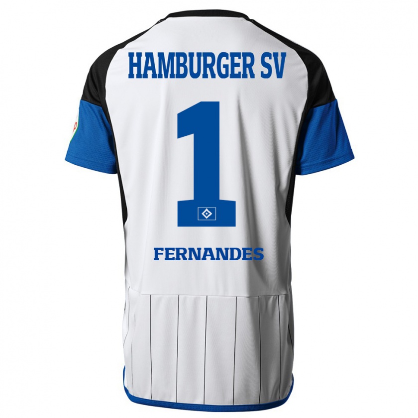 Kandiny Női Daniel Heuer Fernandes #1 Fehér Hazai Jersey 2023/24 Mez Póló Ing