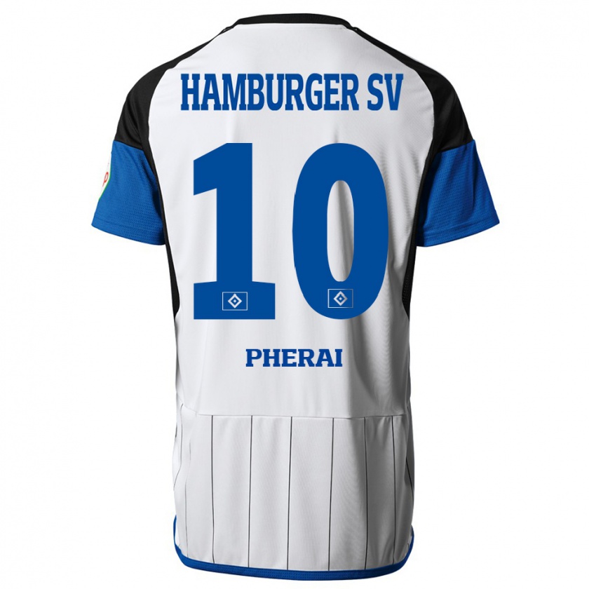 Kandiny Női Immanuel Pherai #10 Fehér Hazai Jersey 2023/24 Mez Póló Ing