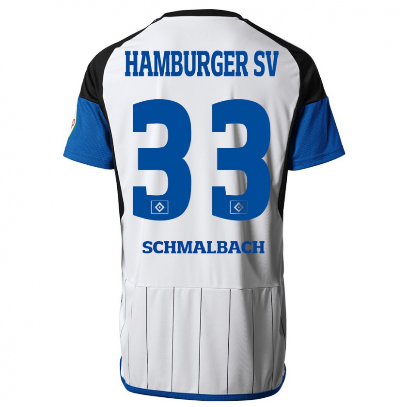 Kandiny Női Sebastian Schmalbach #33 Fehér Hazai Jersey 2023/24 Mez Póló Ing