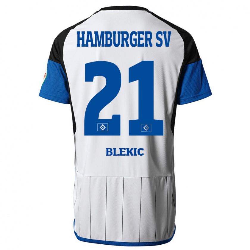 Kandiny Női Romeo Blekic #21 Fehér Hazai Jersey 2023/24 Mez Póló Ing