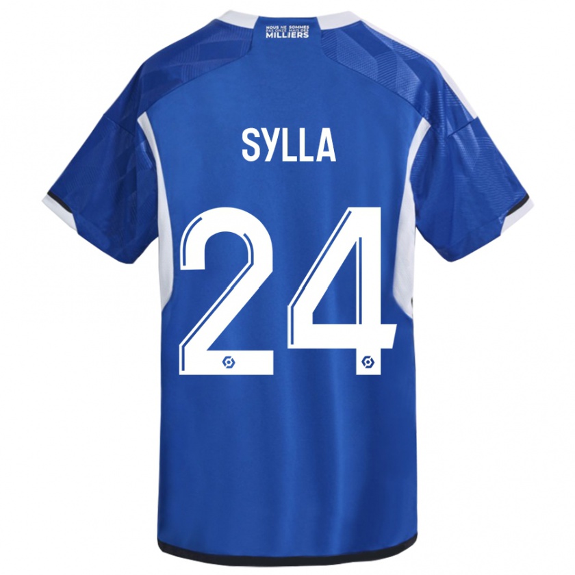 Kandiny Női Abakar Sylla #24 Kék Hazai Jersey 2023/24 Mez Póló Ing