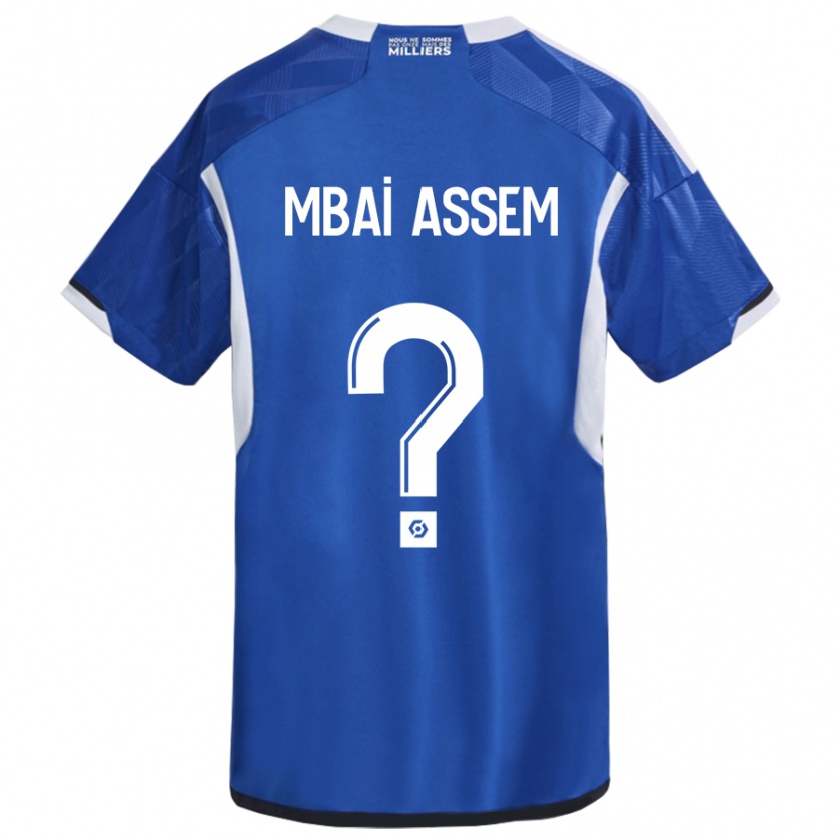 Kandiny Női Chris Mbaï-Assem #0 Kék Hazai Jersey 2023/24 Mez Póló Ing