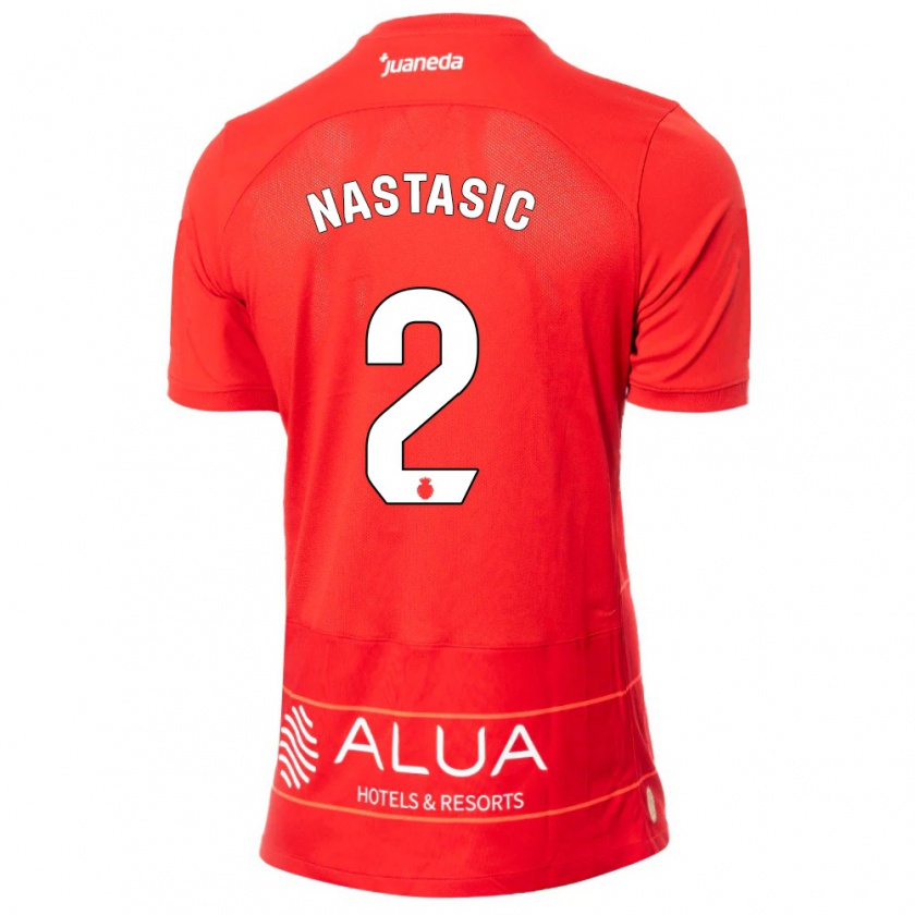 Kandiny Női Matija Nastasic #2 Piros Hazai Jersey 2023/24 Mez Póló Ing