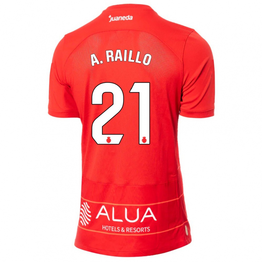 Kandiny Női Antonio Raíllo #21 Piros Hazai Jersey 2023/24 Mez Póló Ing