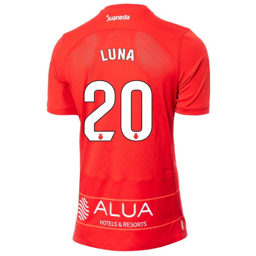 Kandiny Női Daniel Luna #20 Piros Hazai Jersey 2023/24 Mez Póló Ing