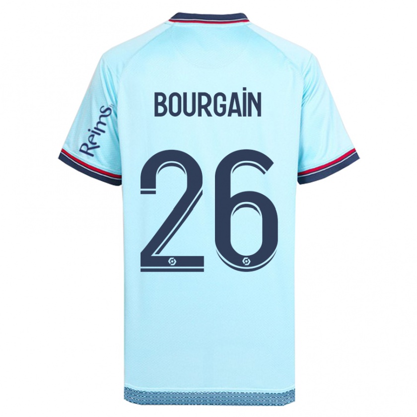 Kandiny Női Lea Bourgain #26 Égszínkék Idegenbeli Jersey 2023/24 Mez Póló Ing